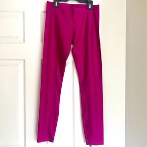 Bright fuchsia leggings